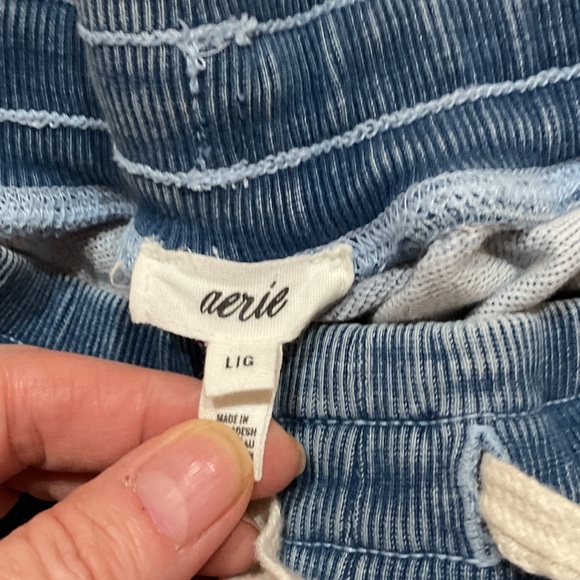 Aerie Light Blue Wide-Leg Jeans - Picture 3 of 3